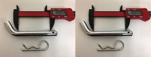 2 pak Long Stem Class III-V Heavy Duty Pin and Clip (5/8" with a 3-1/2" Span) - Picture 1 of 2