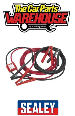 Sealey PROJ/12/24 Booster Cables 7m 450Amp 25mm² 12/24V Protection Jump Leads - Image 1 of 4