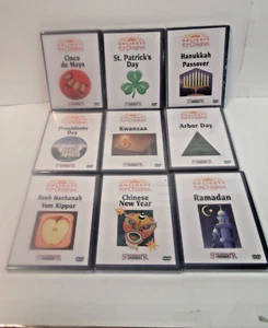 SCHLESSINGER MEDIA HOLIDAYS FOR CHILDREN DVD SET OF 9 NEW SEALED - Picture 1 of 2
