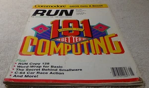 Commodore Magazine GEOS Get A Boost! RUN 1990 64/128 Magazine - Picture 1 of 3