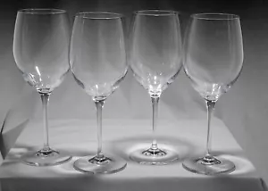 Four Bormioli Rocco Signed 9 1/2" Wine Glasses, Perfect Condition - Picture 1 of 3