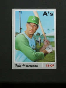 Tarjeta Topps Tito Francona 1970 #663 - Imagen 1 de 1
