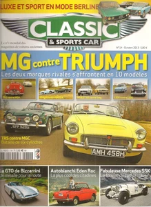 CLASSIC & SPORTS CAR 14 S2 MG TRIUMPH BIZZARINI 5300 GT STRADA EDEN ROC DINO 246 - Imagen 1 de 2