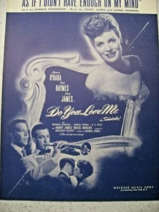 Spartiti Pianoforte Vintage As I Didn't Have Enough On My Mind 1945 - Melrose - Foto 1 di 3