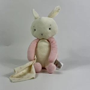 Bunnies By The Bay Plüsch Blossom Bunny Stofftier Plüsch Lovey Decke Rosa Weiß - Bild 1 von 12