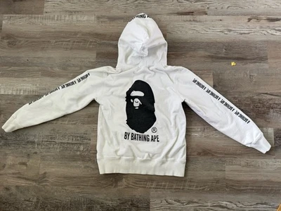 SUDADERA CON CAPUCHA DE CALENTAMIENTO TEJIDO INVERSO A BATHING APE BAPE CHAMPION PARA MUJER MEDIANA Foto 1 de 4