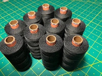 Garn Nähgarn  Amann Saba 30 für Jeans Leder Taschen 10 Rollen a 600m reißfest - Bild 1 von 4