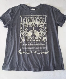 Maurices Gr. S Vintage Style Grafik T-Shirt Worldwide Kindness Festival Your - Bild 1 von 5
