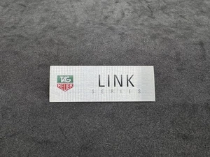 TAG Heuer LINK Series Boutique Display Plaque – Original Metal Watch Stand Sign - Picture 1 of 12