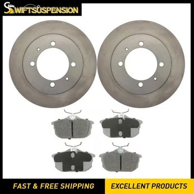 Kit de pastillas de freno trasero y rotores de disco para Mitsubishi Space Star 2003 2004 Foto 1 de 4