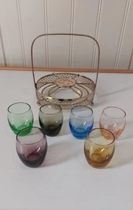 top quality expensive Shot Glasses in Metal shots serving Tray - Picture 1 of 24