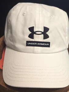 Gorra ajustable Under Armour blanca para hombre talla única nueva con etiquetas - Imagen 1 de 5