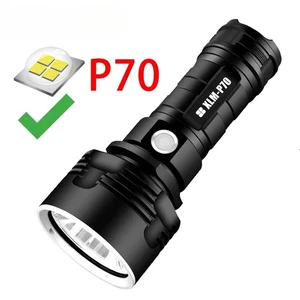 Linterna LED Antorcha Táctica USB Linterna Recargable Lámpara Impermeable Brillante - Imagen 1 de 19