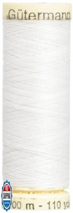 Gutermann Sew-All Thread 110 Yards (20) White - Picture 1 of 2