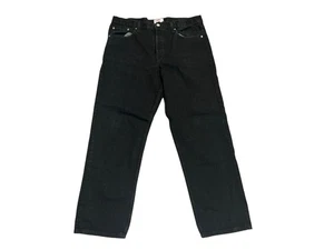 Levi’s 501 Made USA Mens Vintage Denim Straight Leg Button Fly Black Jeans 36X30 - Picture 1 of 9