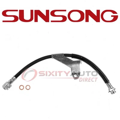 Sunsong Front Right Brake Hydraulic Hose for 1992-1996 Chevrolet Corsica - jn Foto 1 de 4