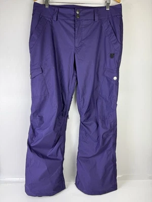Pantalones de esquí para nieve morados Burton para mujer paseo en seco sabores frescos grandes ventilados Foto 1 de 4