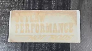 Authentic Vintage Outlaw Performance Hot Rods Auto Decal Sticker - Rare - Bild 1 von 3