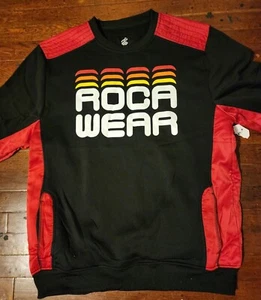 Rocawear Crewneck Sweatshirt Sweater Black Red Men’s Sz 2XL  - Picture 1 of 11