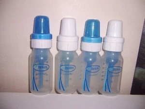 New Dr. Brown's  Blue caps  Baby Bottles redbox - Picture 1 of 1
