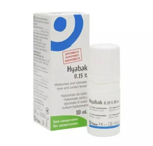 2 x HYABAK 0,15% GOTAS OCULARES OJOS SECOS THEA 10ml Hialuronato 0,15%... - Imagen 1 de 4