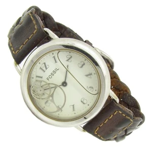 Orologio da polso uomo donna Fossil Floating acciaio WW-8314 3ATM Batt nuovo S253 - Foto 1 di 2