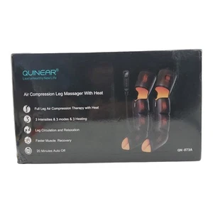 QUINEAR QN-073A Air Compression Feet, Leg & Thigh Massager With Heat - Picture 1 of 6