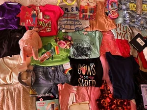 Girls Clothing 40 Lot Size 6 6X Pants Tops Athletic Dress Shorts MSRP $525 NEW - Picture 1 of 24