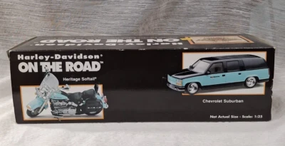 1998 Limited Edition Collectible Chevrolet Suburban, Motorcycle Trailer Softail - Image 1 of 4