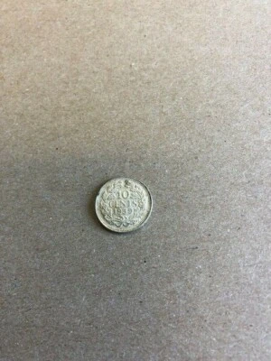 PAÍSES BAJOS 1939 - 10 CENTAVOS - PLATA .640 - Guillermina - Bonito - Segunda Guerra Mundial Foto 1 de 2