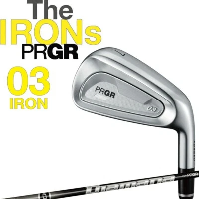 Yokohama PRGR Golf Japan 2025 NEW 03 IRON Diamana M FOR PRGR Graphite #6 or Gw - Image 1 of 4