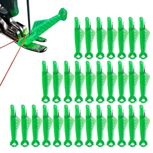 60PCS Fish Type Needle Threader Quick Sewing Small Eyes Needles Inserter, New - Picture 1 of 12