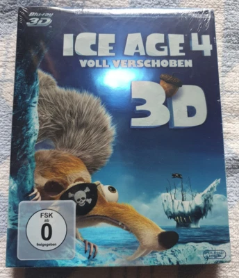 Ice Age 4 - Voll verschoben  [3D Blu-ray + Blu-Ray] im Pappschuber NEU OVP - Bild 1 von 2