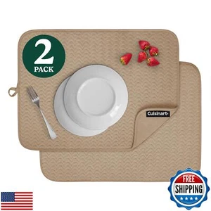 Cuisinart Geschirr Trocknen Matten für Küchentheke - (2) 18" x 24" Ultra Saugfähig - Bild 1 von 5