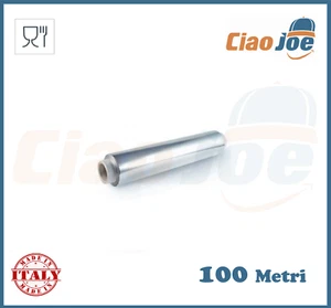 ROTOLO ALLUMINIO PER ALIMENTI 80 METRI CARTA STAGNOLA SENZA BOX PELLICOLA - Foto 1 di 1