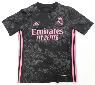Camiseta deportiva de fútbol rara vintage Nike Real Madrid 2020-21 tercera equipación años 2020 juvenil 11-12 años Foto 1 de 4