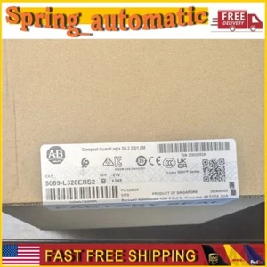 New Factory Sealed AB 5069-L320ERS2 /A CompactLogix 5380 PLC 2.0/1.0M Controller - Picture 1 of 4