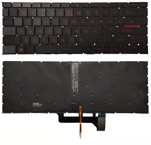 UK HINTERGRUNDBELEUCHTETE TASTATUR FÜR MSI GS65 GF63 GF65 Stealth Thin 8RE/8RF NSK-FDBBN - Bild 1 von 3