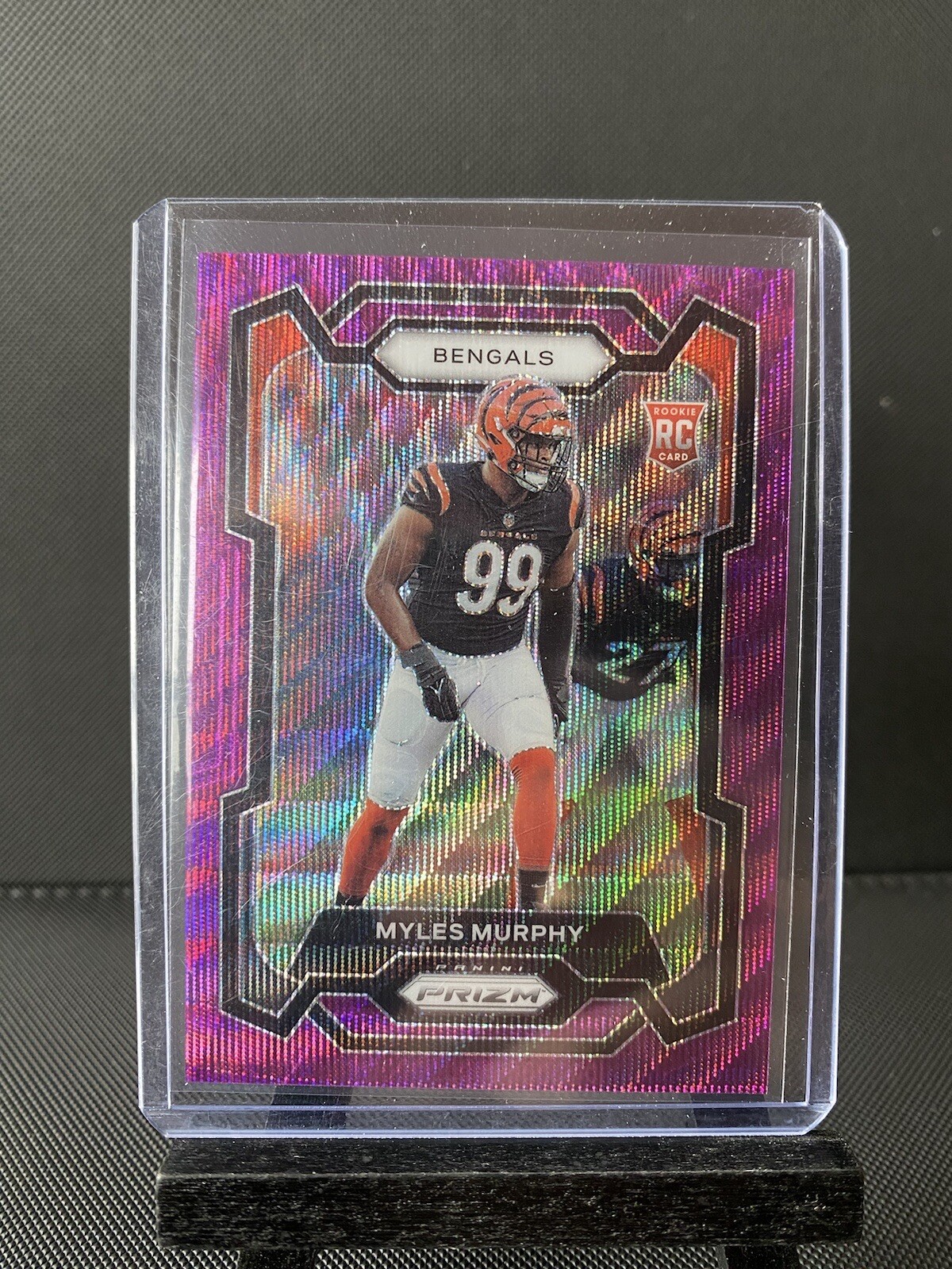 Myles Murphy 2023 Panini Prizm NFL Purple Wave Rookie SP 20/99 Bengals RC #320