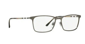 RARE New BURBERRY Brushed Ruthenium Men Eye Glasses Frames BE 1309Q 1008 54mm - Picture 1 of 3