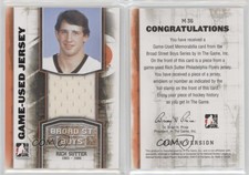 2011 ITG Broad Street Boys Series Game-Used Memorabilia Black Jersey Rich Sutter