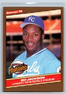Bo Jackson - 1986 Donruss  #43 - Rookie card -  CENTERED - SHARP  CORNERS - Picture 1 of 2