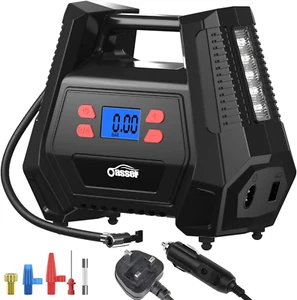 Oasser Tyre Inflator Air Compressor with 12V AC/240V DC Car Tyre Pump 150 PSI... - Picture 1 of 1