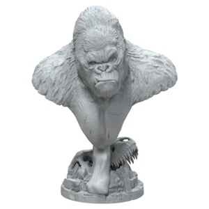 King Kong Bust 3D Printing Unpainted Figure Blank Kit Model GK New Toy In Stock - Picture 1 of 7