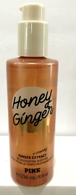 Victoria's Secret PINK Honey Ginger Oil Nourishing Body Oil 8 oz - Image 1 of 3