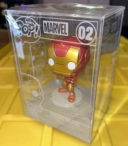 Funko Pop! Die Cast Marvel Iron Man Exclusive #02 With Protector & Original Box - Picture 1 of 7