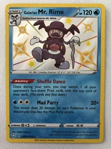 GALARIAN MR. RIME SHINY HOLO RARE SV021/SV122 SHINING FATES POKEMON TCG - Foto 1 di 2