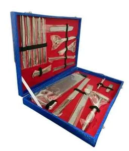 Juego de instrumentos post mortem/autopsia/kit de disección anatomía 19 piezas envío gratuito - Imagen 1 de 9