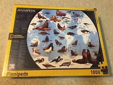 National Geographic Pinnipeds Seal Sea Lion World Map Jigsaw Puzzle 1000 Pcs NEW