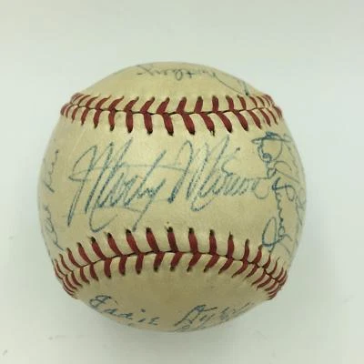 Beautiful 1948 St. Louis Cardinals Team Signed Baseball Stan Musial JSA COA - Image 1 of 4